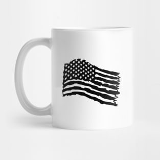 Distressed American Flag Mug